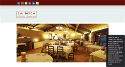 Desktop Screenshot of lapiolaristorante.com